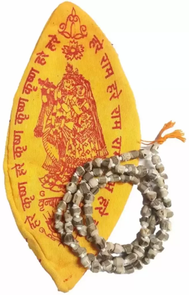 Goumukhi or bag to keep Japa Mala durng Japa another Brajutpad